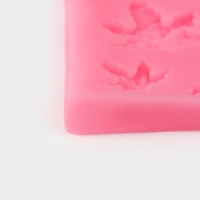 Молд Доляна &laquo;Листья&raquo;, силикон, 9,5&times;6,3 см, цвет МИКС