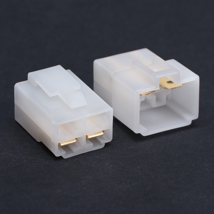 Разъем автомобильный, штекер-гнездо DJ7041-6.3-11/21, 4 контакта, набор 5 шт Разъем автомобильный, штекер-гнездо DJ7041-6.3-11/21, 4 контакта, набор 5 шт