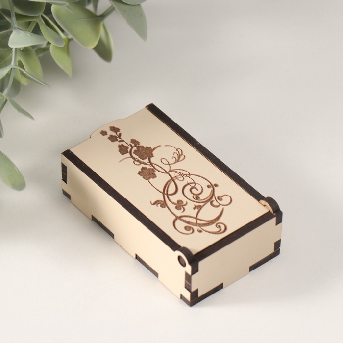 Шкатулка "Узор" 7х4х2 см