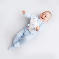 Мягкая игрушка 3 в 1 &laquo;Зайка&raquo; с метрикой, с вишнёвыми косточками, 19,5 см