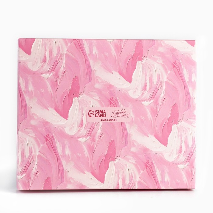 Коробка под 4 конфеты и шоколад с ячейками &laquo;Нежные краски&raquo; 18.8 х 15.7 х 3 см