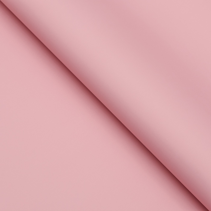 Пленка для цветов тонированная, матовая, розовый, 0,5 х 10 м &plusmn;1 см, 65 мкм