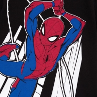 Футболка детская Человек-Паук, рост 98-104, черный