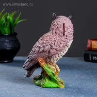 Копилка "Сова натуральная", 16,5х9х12см