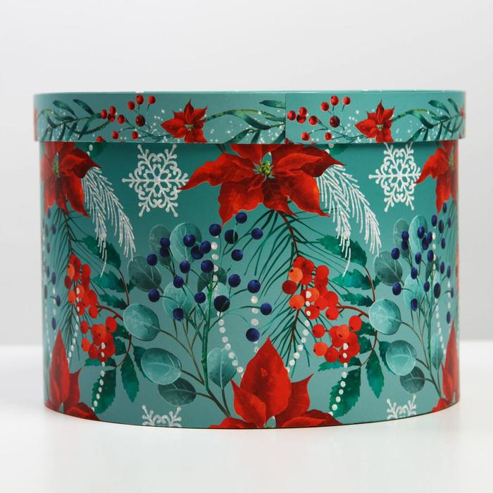 Коробка подарочная &laquo;Снежная&raquo;, 18 х 18 х 13 см, Новый год