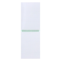 Блокнот А5, 60 листов на гребне Calligrata, пластиковая обложка, зеленый