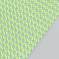 Полубусины самоклеющиеся d 6 мм, салатовый