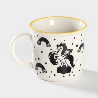 Кружка-хамелеон фарфоровая Доляна &laquo;Единорог&raquo;, 420 мл