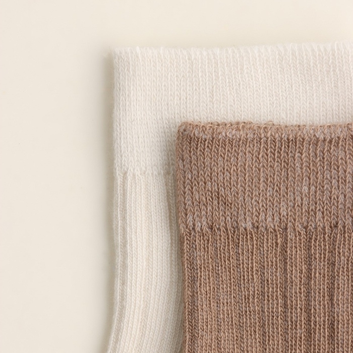 Носки детские 2 пары SL HOME, 6-8 см, молочн/беж