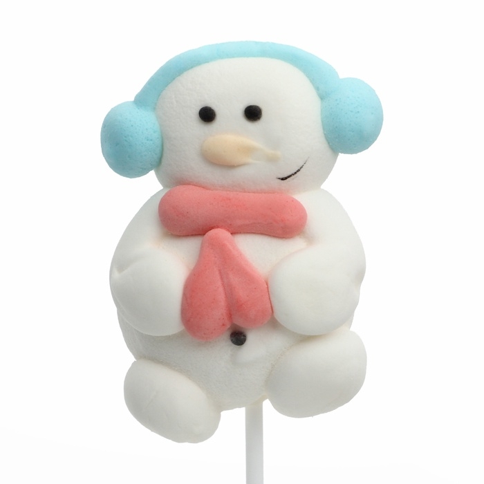 Маршмэллоу на палочке "Снеговик", 20 г