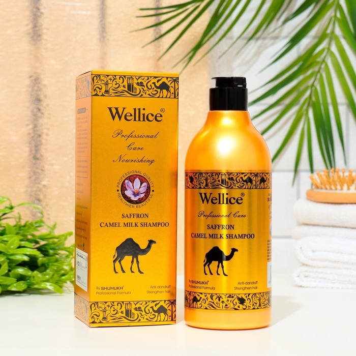 Профессиональный шампунь с молоком верблюда и шафраном, 520 мл Профессиональный шампунь с молоком верблюда и шафраном, 520 мл