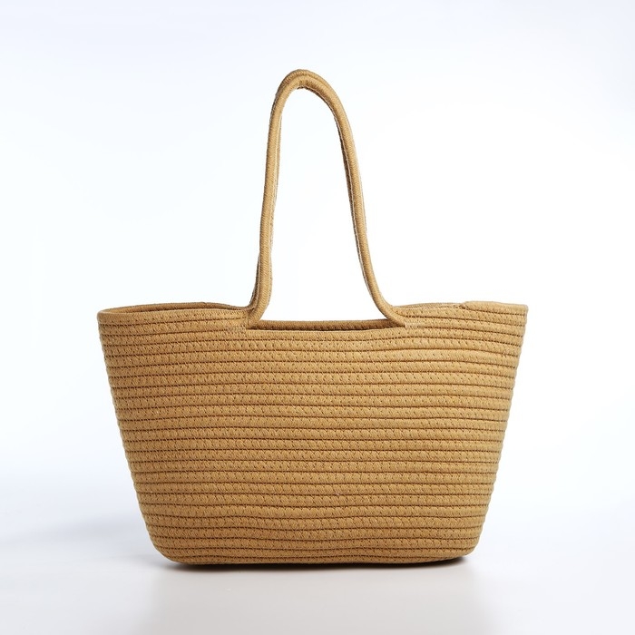 Сумка-тоут без застёжки, цвет бежевый Сумка-тоут без застёжки, цвет бежевый