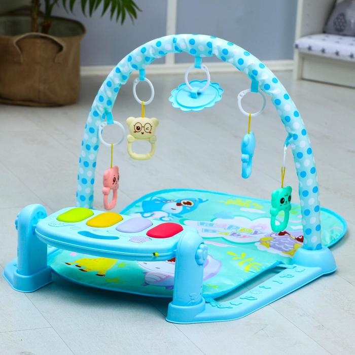 Развивающий музкальный коврик &laquo;Счастливые малыши&raquo;, 73х48 см.