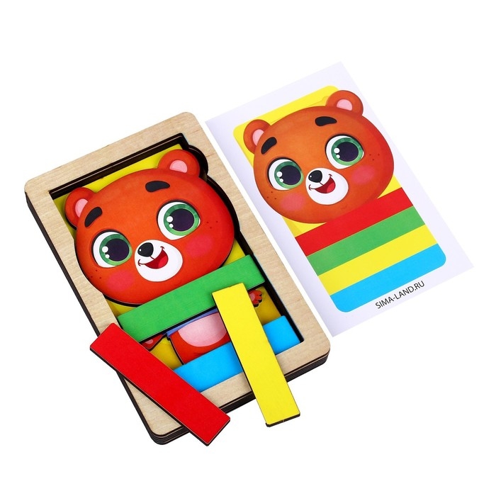 Настольная игра. Повтори по образцу &laquo;Мишутка&raquo;