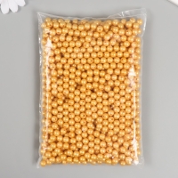 Набор бусин "Жемчуг" d 8 мм, 250 гр, светло-бежевый