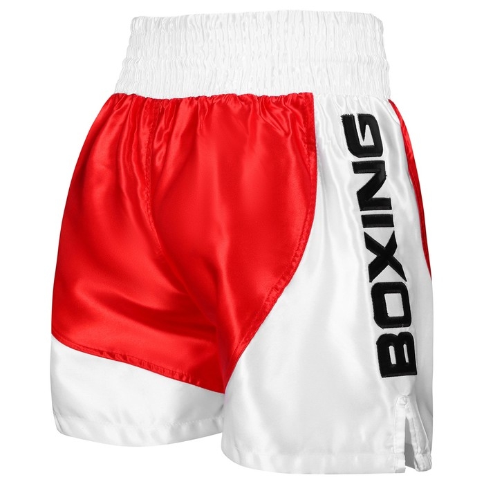 Шорты боксёрские FIGHT EMPIRE, ROUND, р. L, цвет красный