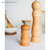 Мельница для специй Доляна &laquo;Дуновение леса&raquo;, 10,5&times;4,5 см, керамический механизм, цвет светлое дерево