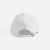 Бейсболка Buffalo, белая с темно-синим Бейсболка Buffalo, белая с темно-синим