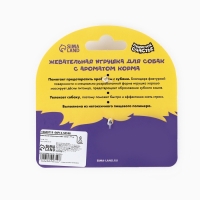 Игрушка для собак жевательная со ароматом корма &laquo;Шина&raquo;, 7 х 7 см