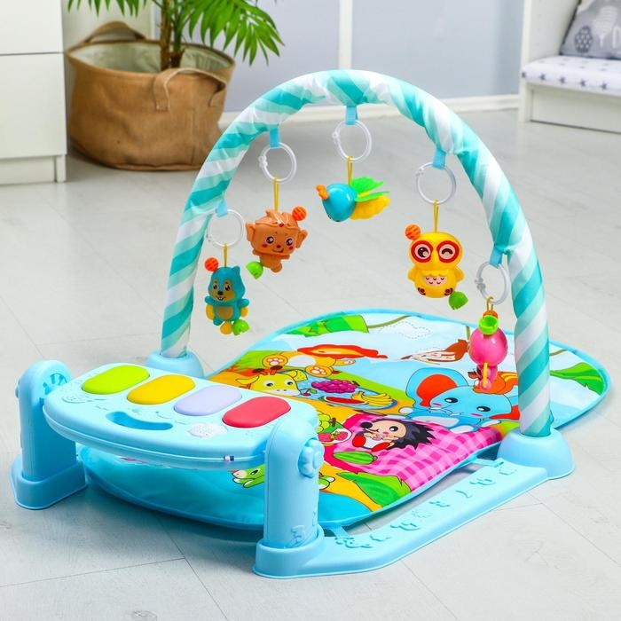 Развивающий музыкальный коврик &laquo;Малыши&raquo;, 73х47 см.