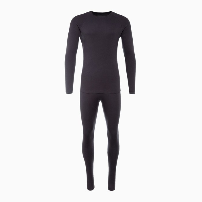 Термобельё мужское (джемпер, брюки) цвет графит, р-р 48