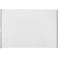 Плед Fringy, белый с черным Плед Fringy, белый с черным