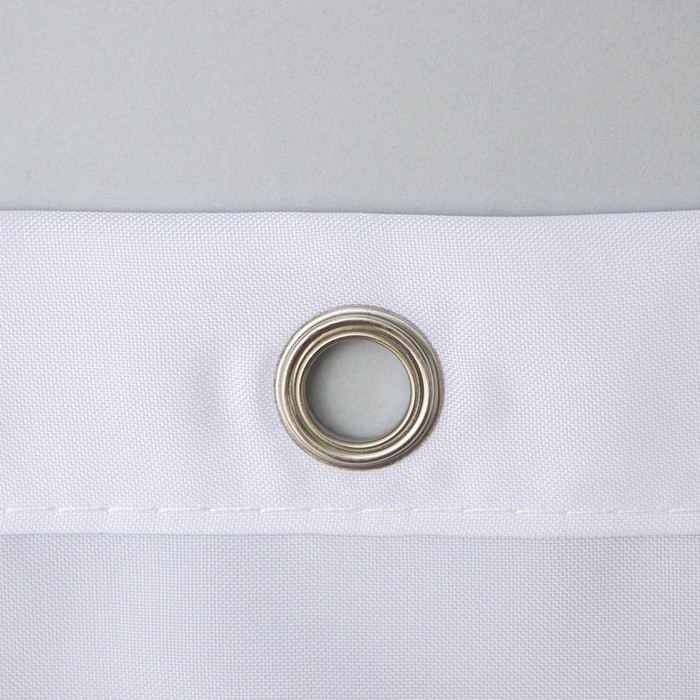 Штора для ванны Доляна &laquo;Акварель&raquo; с люверсами, 180&times;180 см