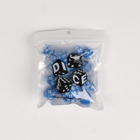 Набор кубиков для D&D (Dungeons and Dragons, ДнД) "Время игры", серия: D&D, 15 шт, синие Набор кубиков для D&D (Dungeons and Dragons, ДнД) "Время игры", серия: D&D, 15 шт, синие