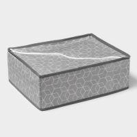 Органайзер для хранения белья Доляна &laquo;Фора&raquo;, 12 ячеек, 32&times;24&times;12 см, цвет серый