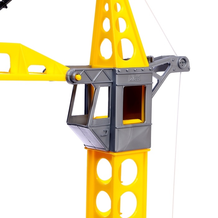 Башенный кран &laquo;Агат&raquo;, на колёсиках, большой