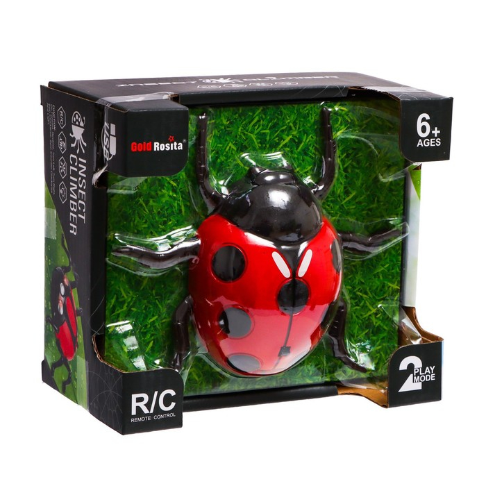 Жук на радиоуправлении «Божья коровка», ползает по стене Жук на радиоуправлении «Божья коровка», ползает по стене