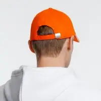 Бейсболка Spiker, оранжевая с белым