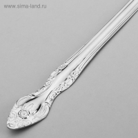 Половник «Тройка», 115 мл, длина ручки=23 см, цвет серебряный Половник «Тройка», 115 мл, длина ручки=23 см, цвет серебряный