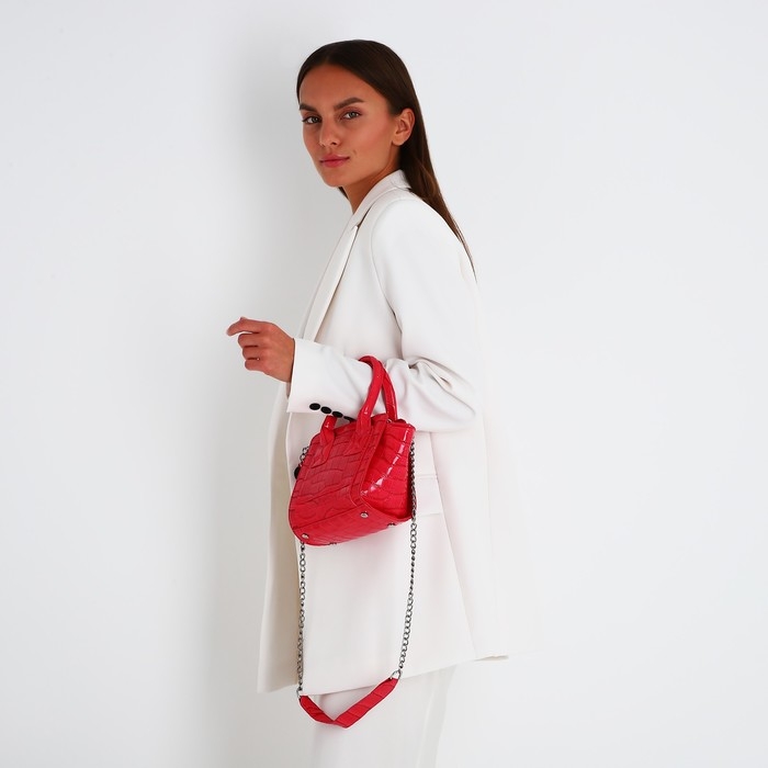 Сумка женская тоут на молнии, цвет розовый Сумка женская тоут на молнии, цвет розовый