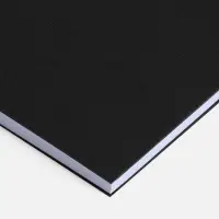 Блокнот Salvador в клетку, черный