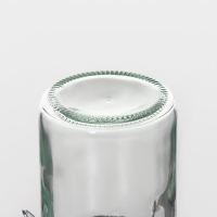 Банка стеклянная для хранения сыпучих продуктов Доляна &laquo;Оптима&raquo;, 250 мл, 6,5&times;11,5 см, с бугельным замком