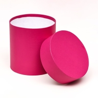 Набор шляпных коробок  4 в 1 "Малина", 20 &times; 20 ‒13 &times; 13 см