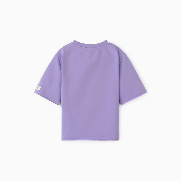 Футболка детская KAFTAN, р. 32 (110 - 116 см), сиреневый