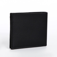 Портмоне мужское без застёжки, отдел для карт, для купюр, цвет чёрный Портмоне мужское без застёжки, отдел для карт, для купюр, цвет чёрный