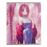 Тетрадь предметная ЛИТЕРАТУРА, 48 листов в линейку, ErichKrause Manga, обложка мелованный картон, твин-лак, блок офсет 100% белизна, инфо-блок Тетрадь предметная ЛИТЕРАТУРА, 48 листов в линейку, ErichKrause Manga, обложка мелованный картон, твин-лак, блок офсет 100% белизна, инфо-блок