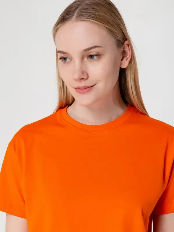 Футболка унисекс T-bolka 160, оранжевая, размер S