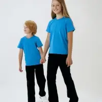 Футболка детская T-Bolka Kids, бирюзовая, 12 лет