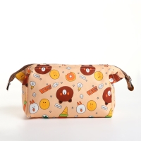 Косметичка на молнии, цвет бежевый Косметичка на молнии, цвет бежевый