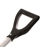 Лопата алюминиевая, 428 × 375 мм, с металлической планкой, алюминиевый черенок с V-ручкой Лопата алюминиевая, 428 × 375 мм, с металлической планкой, алюминиевый черенок с V-ручкой