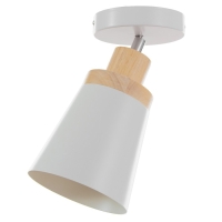 Спот "Гуди" Е27 40Вт белый 15х15х28 см Спот "Гуди" Е27 40Вт белый 15х15х28 см