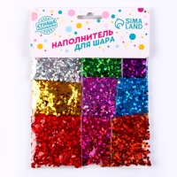 Наполнитель для шара «Шестиугольник», 0,3 см, набор 9 шт., МИКС Наполнитель для шара «Шестиугольник», 0,3 см, набор 9 шт., МИКС