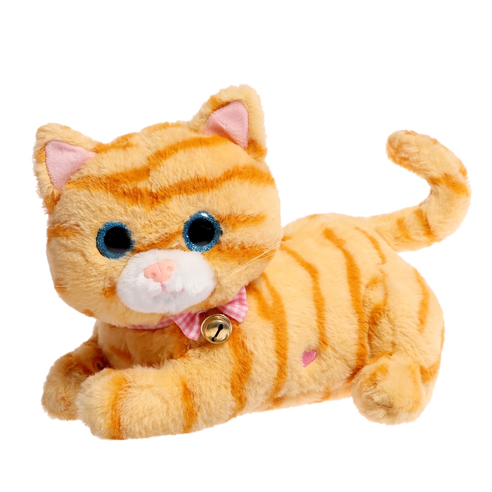 Интерактивная игрушка «Милая кошечка», звук, реагирует на прикосновения, МИКС Интерактивная игрушка «Милая кошечка», звук, реагирует на прикосновения, МИКС