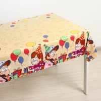 Скатерть одноразовая праздничная 120х180 см, 35 мкр, Гравити Фолз Скатерть одноразовая праздничная 120х180 см, 35 мкр, Гравити Фолз