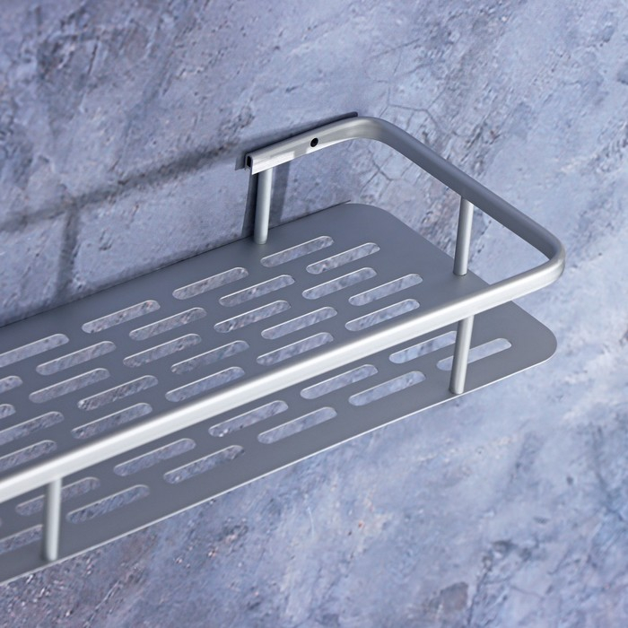 Полка для ванной комнаты, 31,5×13×5 см, алюминий Полка для ванной комнаты, 31,5×13×5 см, алюминий