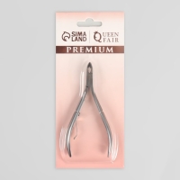 Кусачки маникюрные для кутикулы «Premium», 10,2 см, длина лезвия - 6 мм, на блистере, цвет серебристый Кусачки маникюрные для кутикулы «Premium», 10,2 см, длина лезвия - 6 мм, на блистере, цвет серебристый